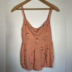 American Eagle Floral Tank Top size S